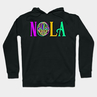 Mardi Gras  504 New  Louisiana Fleur De Lis Hoodie